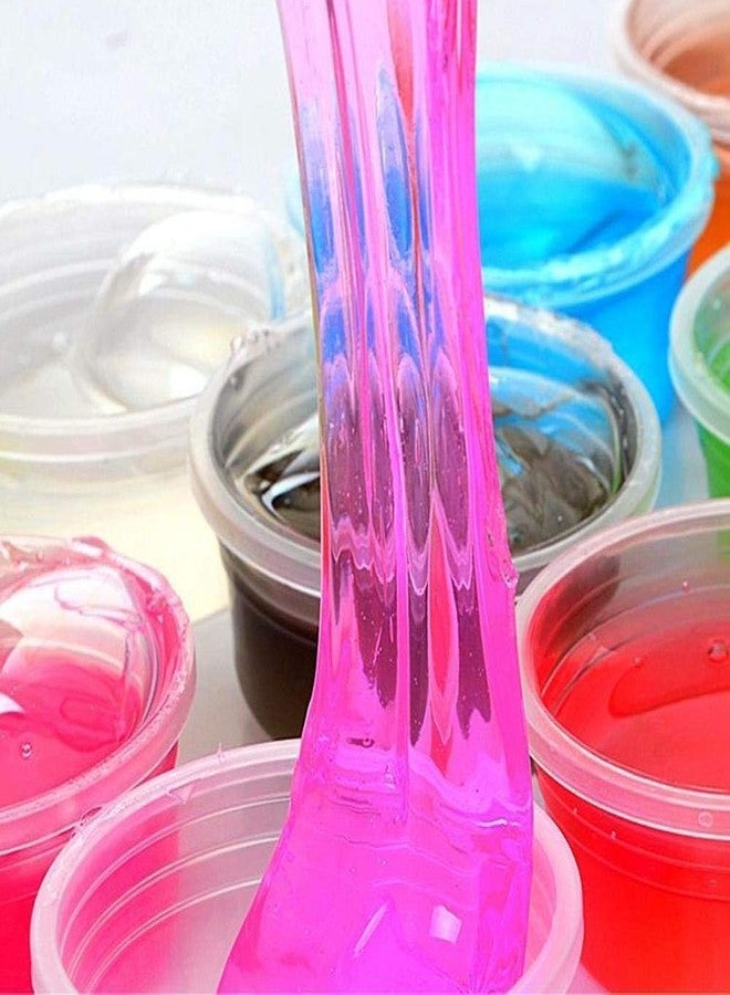 Promote Trader 6 Crystal Slime and 24 Air Dry Clay Combo with Free Glitter and Tools for Kids Boys and Girls Age 3+ Years Magic Mud Surprise Gift Slime Putty - Image 2